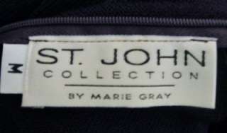ST JOHN KNIT++++ 3 PC PANT SUIT ++++ PURPLE SANTANA +++ VERY LOVELY 