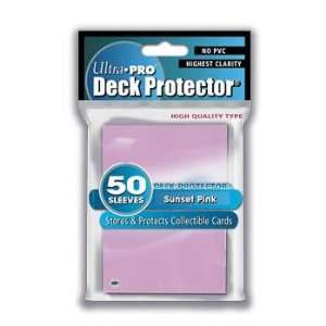  Ultra Pro Deck Protector Box of 15 packs Sunset Pink 
