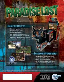 ARCADE SIT DOWN DEDICATED GLOBAL VR DELUXE PARADISE LOST NEW LCD 