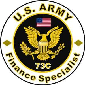 United States Army MOS 73C Finance Specialist Decal Sticker 3.8 6 