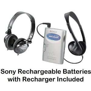  Sony Walkman Portable Lightweight AM FM Stereo Radio with 
