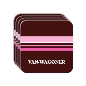  Personal Name Gift   VAN WAGONER Set of 4 Mini Mousepad 