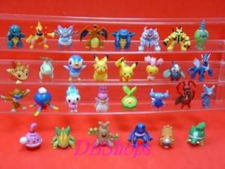 New Diamond Set of 30 Pokemon Figures Cartoon Action Toy Figure  