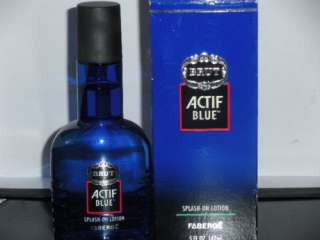 BRUT Actif Blue Splash Cologne / Aftershave 5oz  