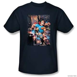 Licensed DC Comics New 52 Superman Action Comics Cover #1 Adult Shirt 