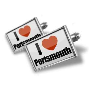 com Cufflinks I Love Portsmouth region South East England, England 