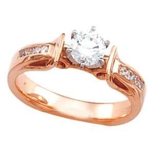   Engagement Ring Semimount   CENTER STONE NOT INCLUDED   0.14 Ct