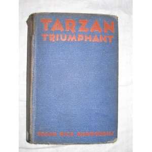  Tarzan Triumphant Edgar Rice Burroughs Books