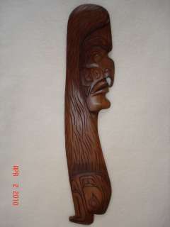 HAWKMAN and EAGLE Authentic Northwest Coast Native Hand carved 