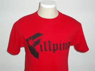Filipino T shirt. Filipino (Red).  