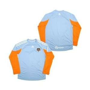  adidas Houston Dynamo LS Club Training Top   Sky Large 