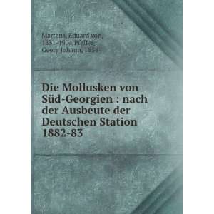   83 Eduard von, 1831 1904,Pfeffer, Georg Johann, 1854  Martens Books