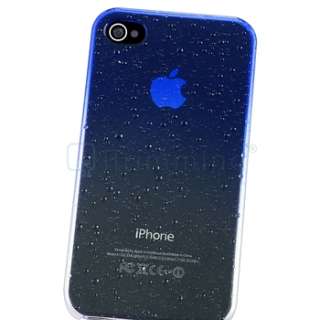 Thin Clear Waterdrop Hard Back Case Cover Skin For iPhone 4S 4G 4th 