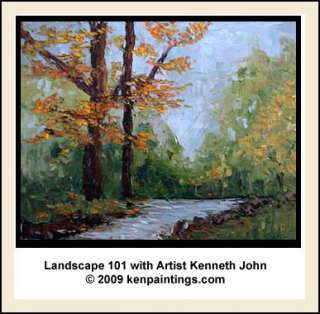 Landscape Oil Painting 101 Art Instruction Video DVD  