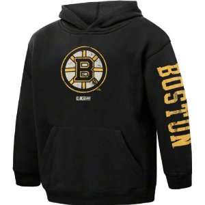  Boston Bruins Black Youth Vintage Team On The Go Hooded 