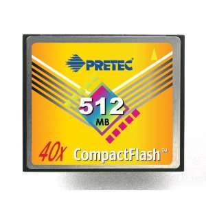  PRETEC 512MB 40X CompactFlash Card