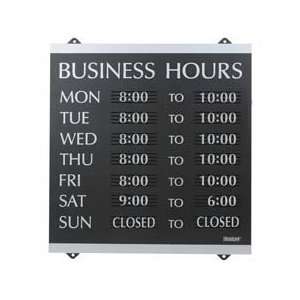  Sign offers a heavy duty plastic construction. Includes suction cups 