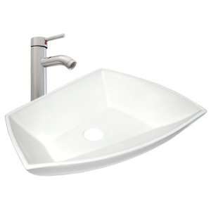   Ceramic Bathroom Vessel Sink and Bathroom Faucet