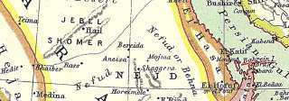 TURKEY Asia, Iran; Gulf Aden; Suez port Said, 1900 old map  