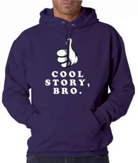 Cool Story, Bro. Sarcastic MEME 50/50 Pullover Hoodie  