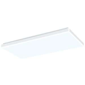   White Square Edged Floating Cloud Functional Two Light Square Edged Hi