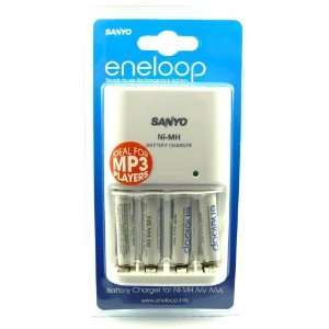  Sanyo Eneloop Charger Inc 8 the new, improved eneloop AA 