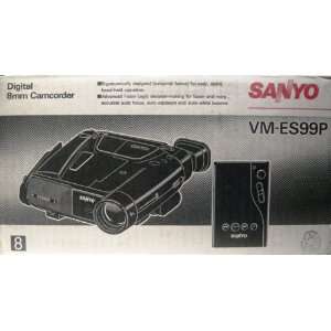  Sanyo Handycam Video 8 VM ES99P PAL (Europe System 