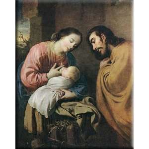  Rest on the flight to Egypt 13x16 Streched Canvas Art by 