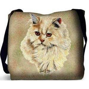 Persian Cat Tote Bag (Cream)