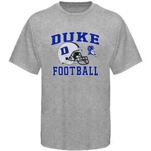  Duke Blue Devils Ash Football Booster T shirt (Medium 