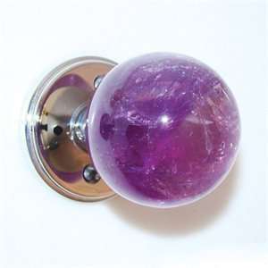  Myterra Hardware DK.PL60.AMET.015 Gemstone Knob Amethyst 