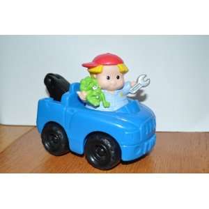  Little People Mechanic & Blue Tow Truck 2002 Replacement 