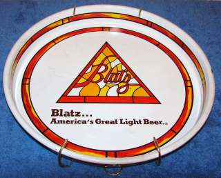 BLATZ BEER SERVING ADVERTISING TRAY   ESTATE ORIGINAL COLLECTION 