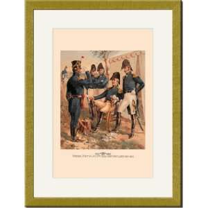   /Matted Print 17x23, General Staff and Line Officers, Light Artillery