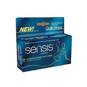  Sensis Condoms Micro Ribbd Lub Size 12 Health & Personal 