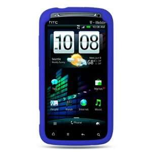  Premium skin blue case for the HTC Sensation 4G 
