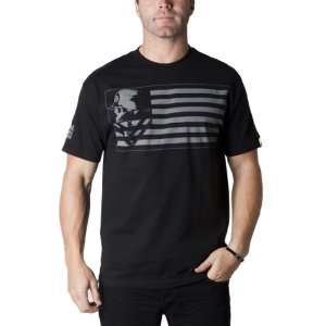 Metal Mulisha Ensign Mens Short Sleeve Racewear Shirt   Black / 2X 