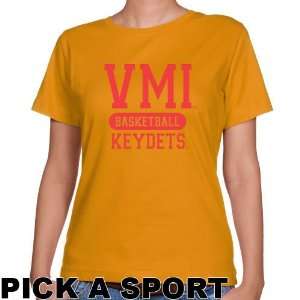 Virginia Military Institute Keydets Ladies Gold Custom Sport Classic 