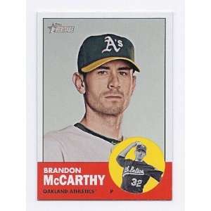  2012 Topps Heritage #338 Brandon McCarthy Oakland 