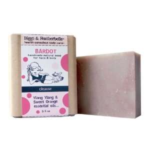  Bigss & Featherbelle Soap Bar, Bardot, 3.5 Ounce (Pack of 