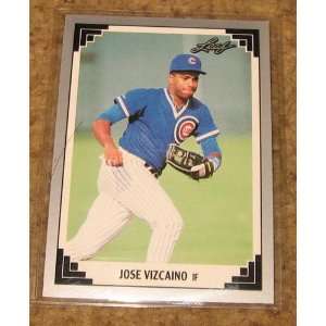  Jose Vizcaino 1991 Leaf Card #323