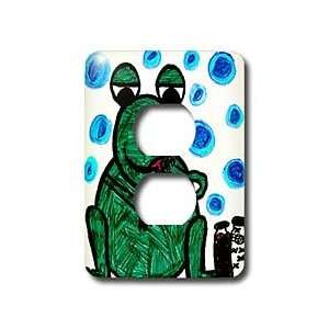  Young Artist Expo   Frog   Light Switch Covers   2 plug 