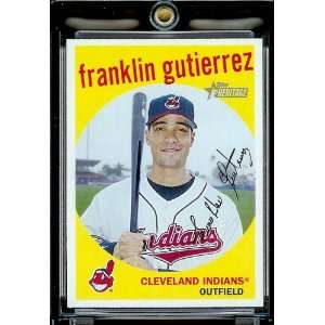2008 Topps Heritage # 404 Franklin Gutierrez / Cleveland Indians / MLB 
