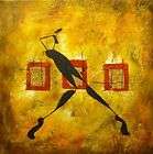 Canvas Modern African Art Oil Painting  