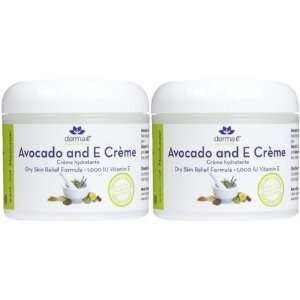   Vitamin E Dry Skin Relief Creme, 4 oz, 2 ct (Quantity of 2) Health
