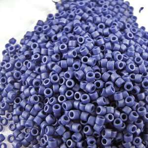  Miyuki delica seed beads 11/0 matte met royal blue 8g 