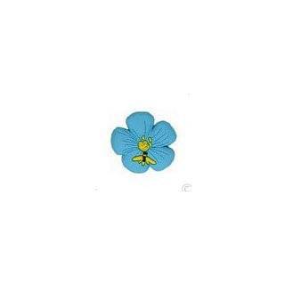 Style your Crocs Shoe Charm   Flower with bee #1057, Clogs stickers 