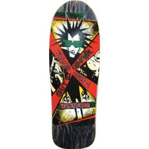  Vision Psycho Stick#2 Deck 10x30.5 Black Red Skateboard Decks 