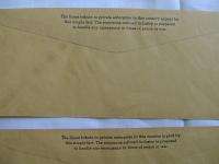 vtg old WABASH RAILROAD Ann Arbor unused envelopes  