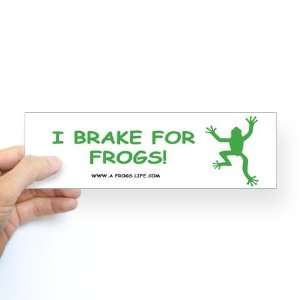  Frog bumper sticker Frog Bumper Sticker by  